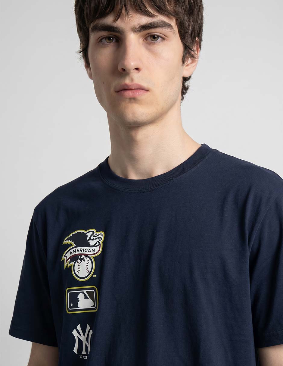 Playera New York Yankees cuello redondo para hombre 3