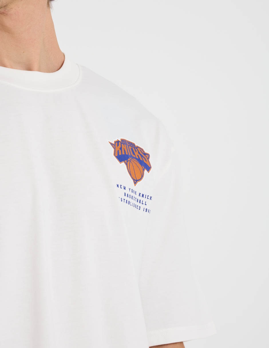 Playera New York Knicks manga corta para hombre 5