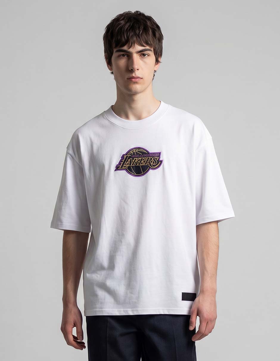 Playera Los Angeles Lakers cuello redondo para hombre Playera Los Angeles Lakers cuello redondo para hombre