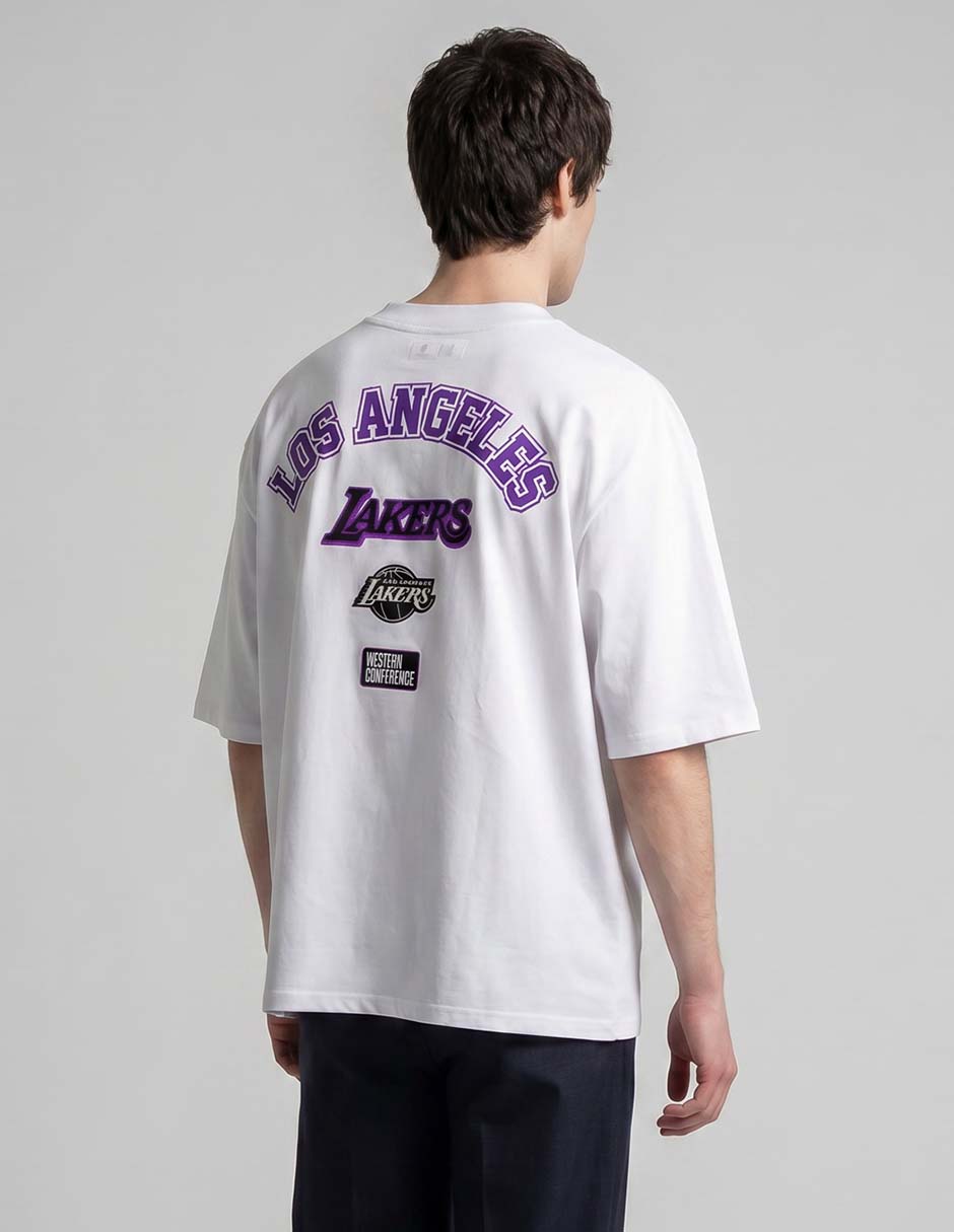 Playera Los Angeles Lakers cuello redondo para hombre 2