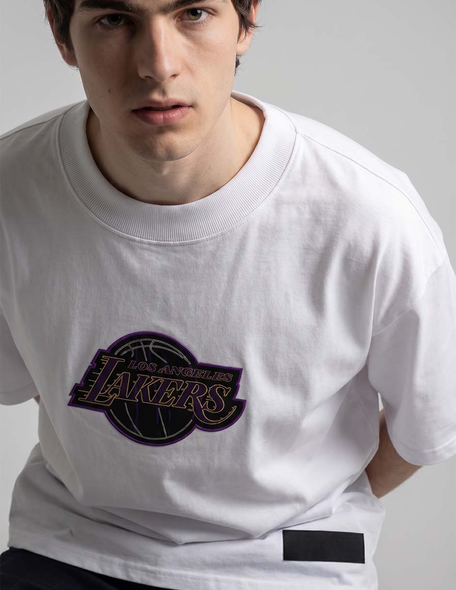Playera Los Angeles Lakers cuello redondo para hombre 3