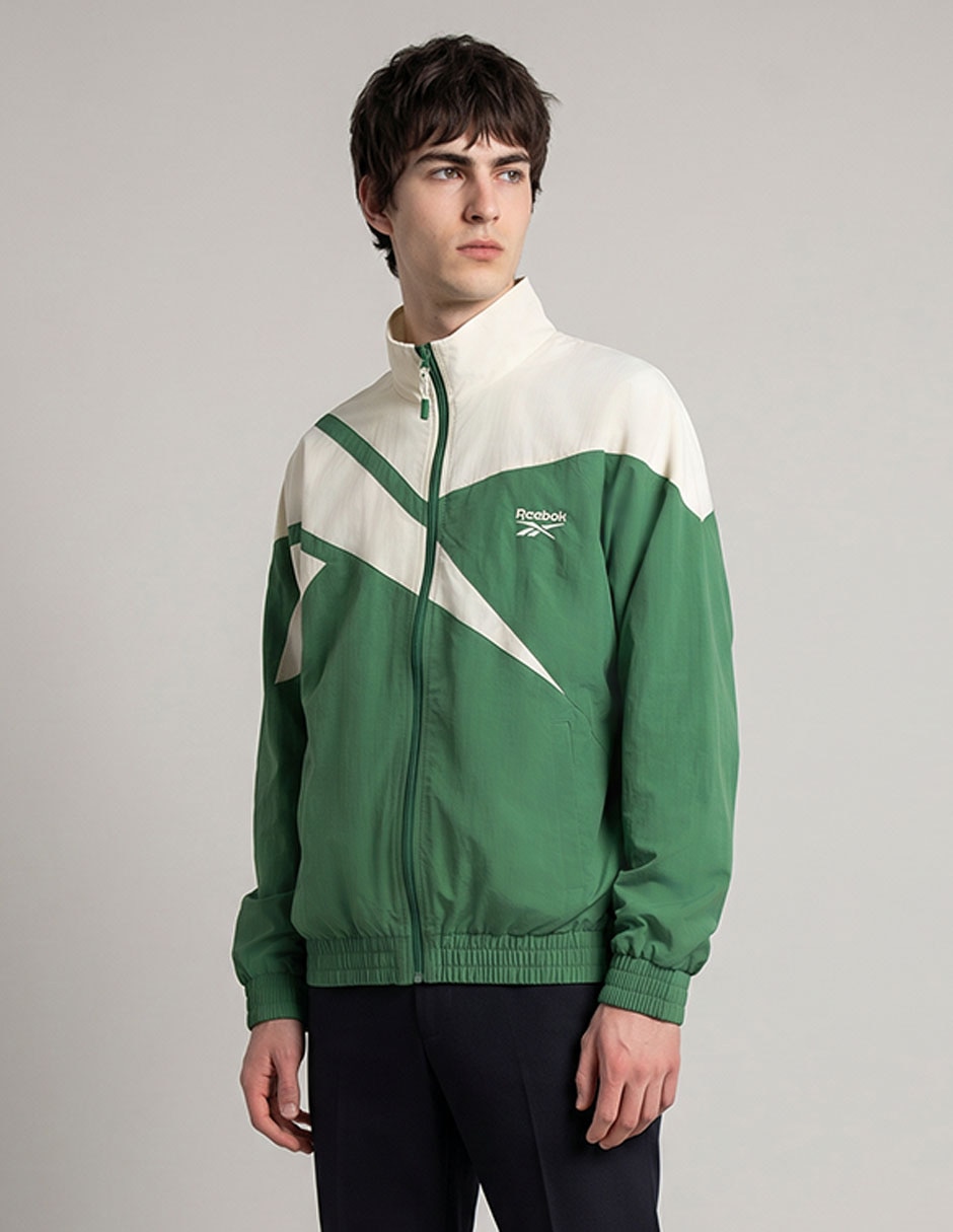 Chamarra Rompevientos Reebok No De Poliéster Sin Diseño Para Hombre