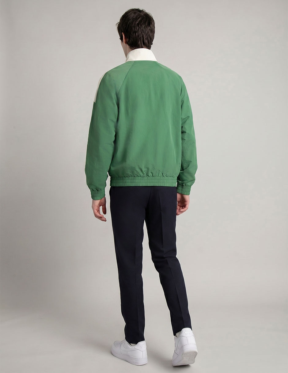 Chamarra Rompevientos Reebok No De Poliéster Sin Diseño Para Hombre