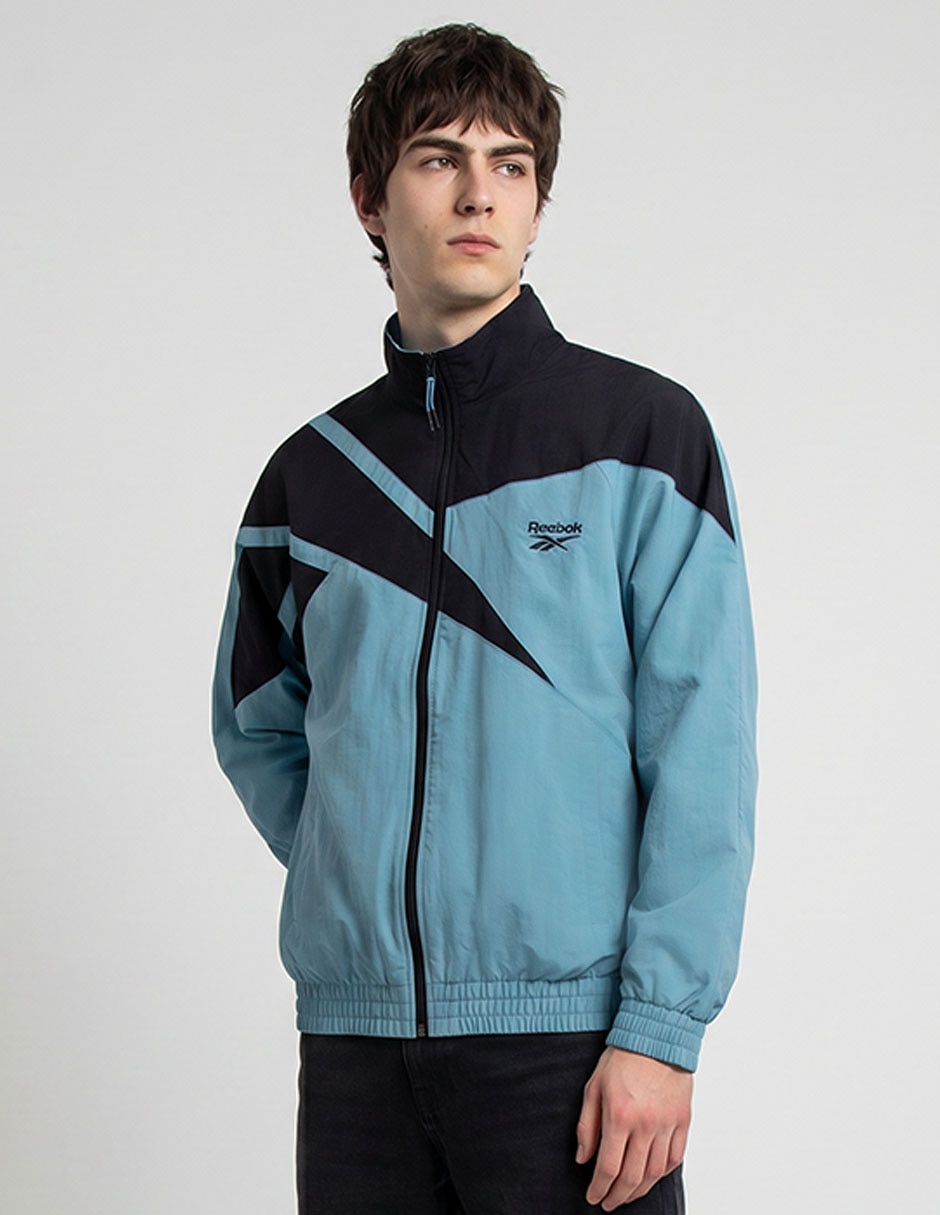Chamarra Rompevientos Reebok No De Poliéster Sin Diseño Para Hombre