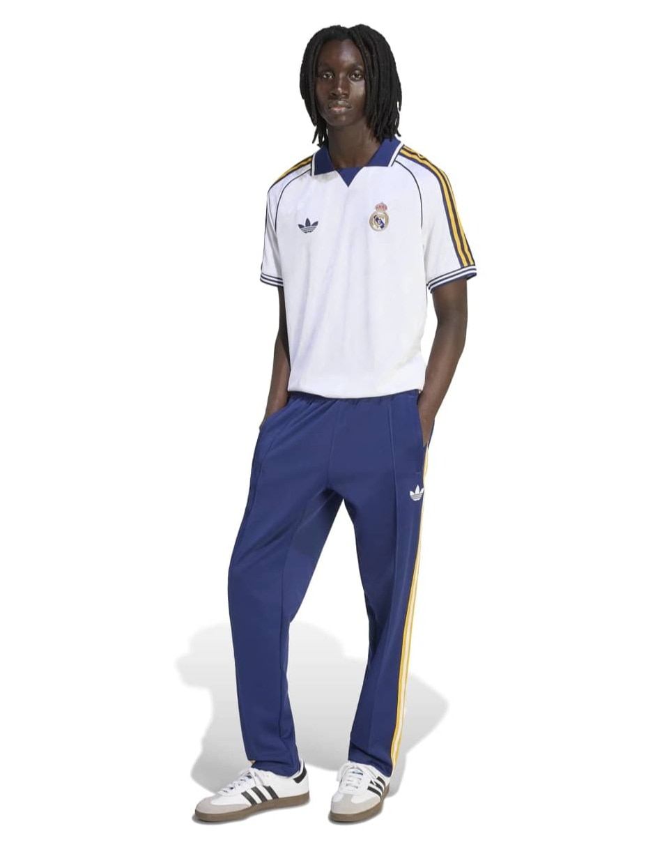 Playera adidas originals real cuello camisero para hombre