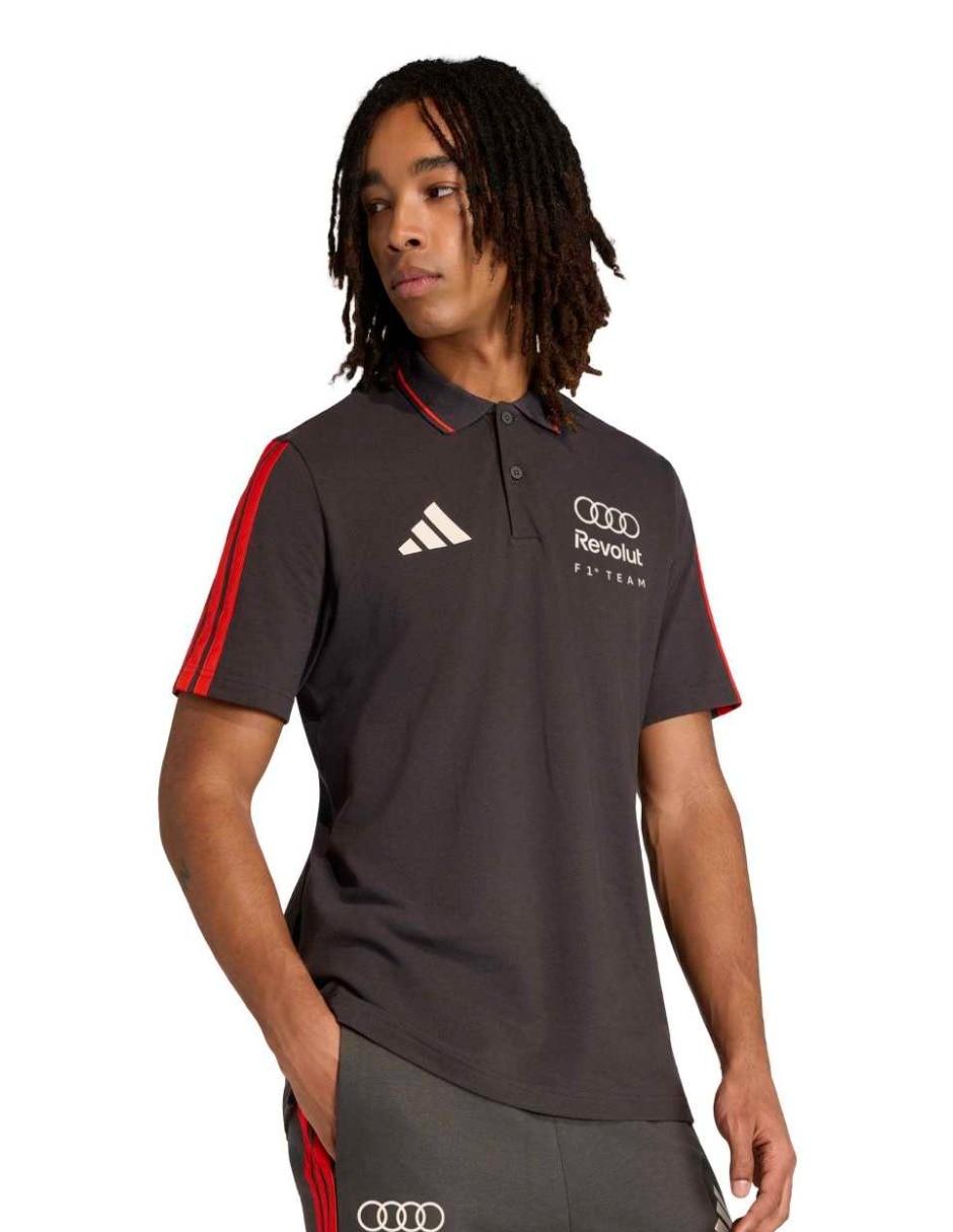 Playera tipo polo adidas motorsport au dna p ss m para hombre