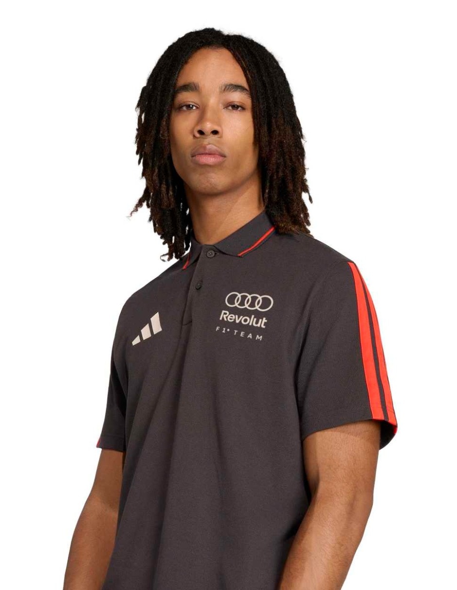 Playera tipo polo adidas motorsport au dna p ss m para hombre