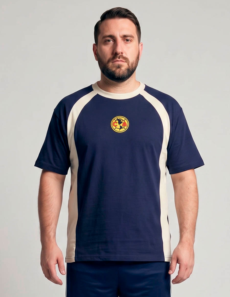 Playera zona urbana cuello redondo para hombre
