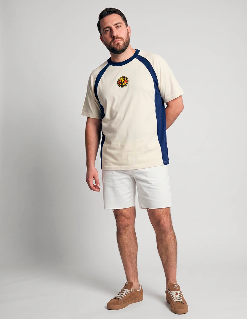 Playera zona urbana cuello redondo para hombre