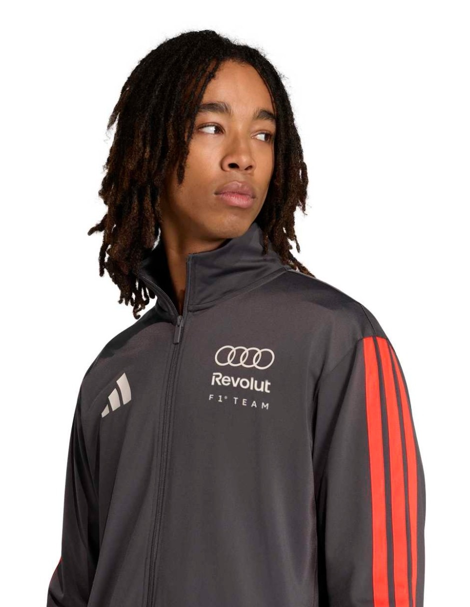 Chamarra casual adidas motorsport au dna tt m no de poliéster con bolsillos para hombre