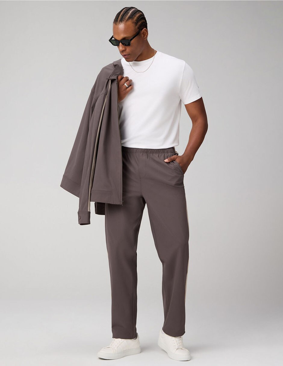 Chamarra casual con bolsillos para hombre
