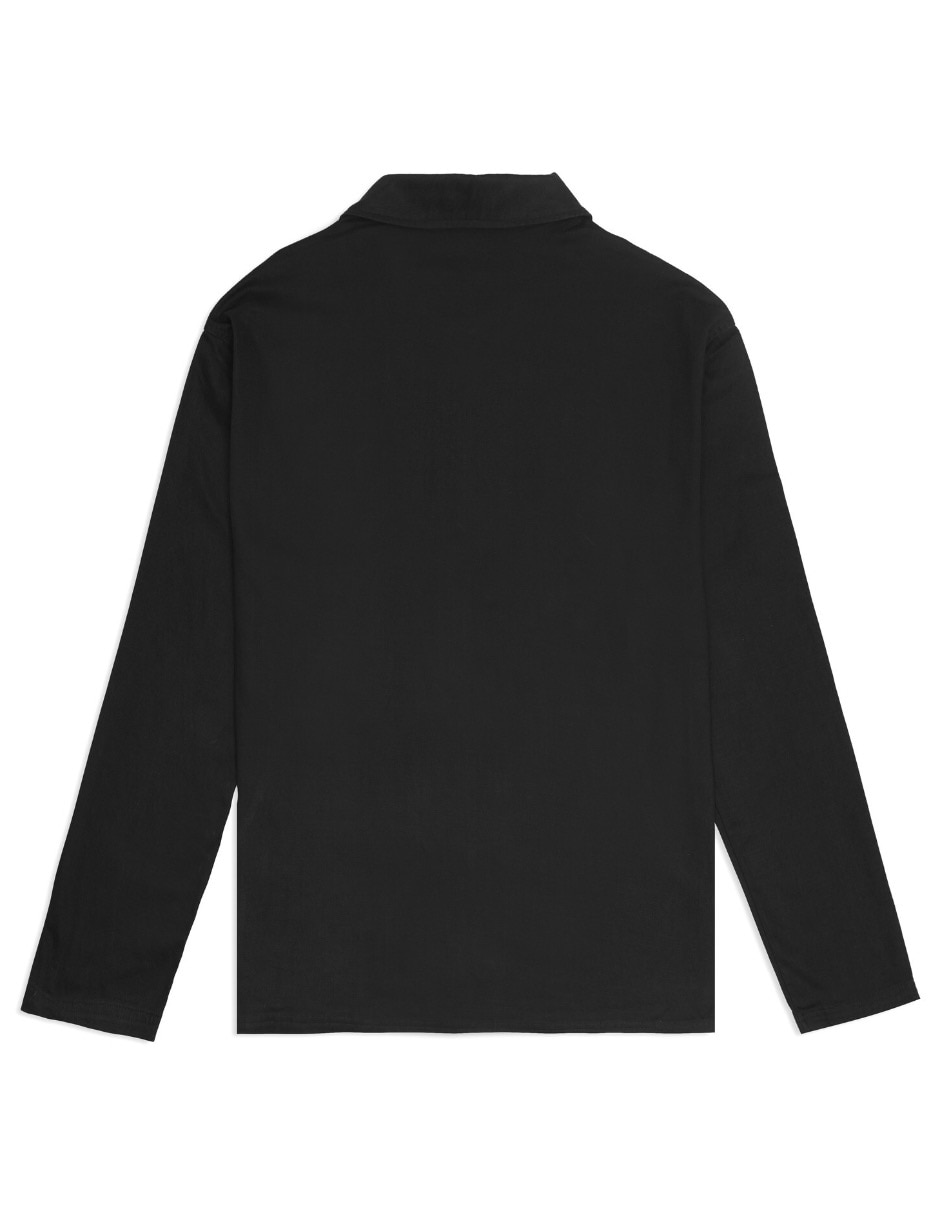Camisa deportivo de algodón manga larga para hombre 5