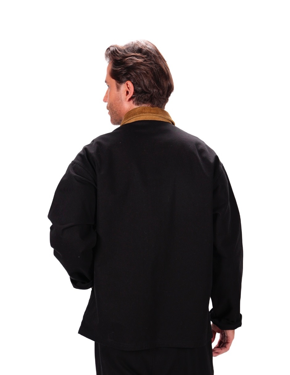 Camisa deportivo de algodón manga larga para hombre 4