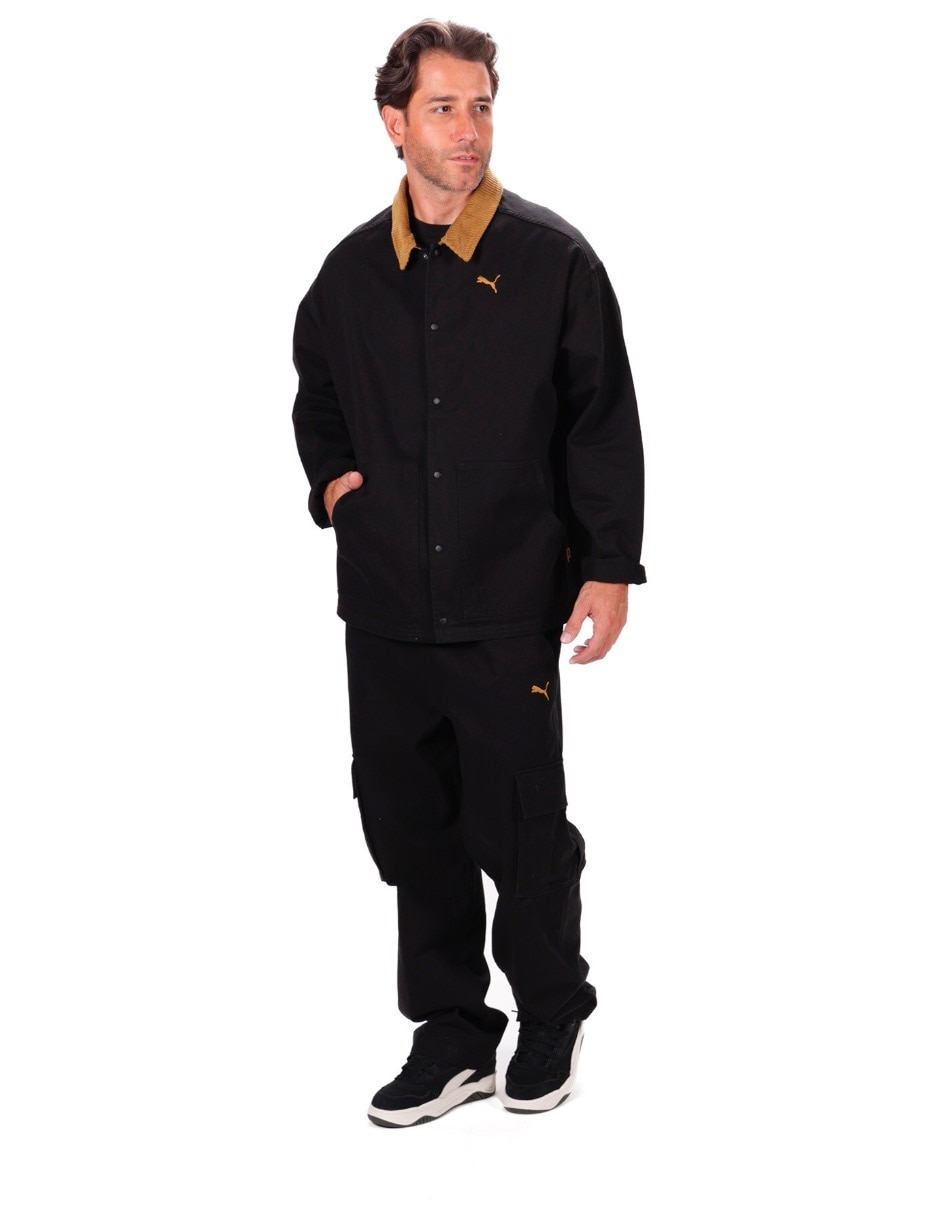 Camisa deportivo de algodón manga larga para hombre 3