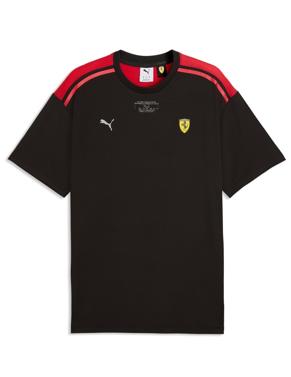Playera Puma Motorsport Ferrari Cloudspun cuello redondo para hombre