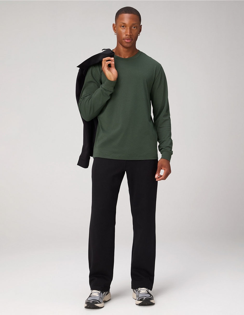 Pants regular con jareta para hombre 4