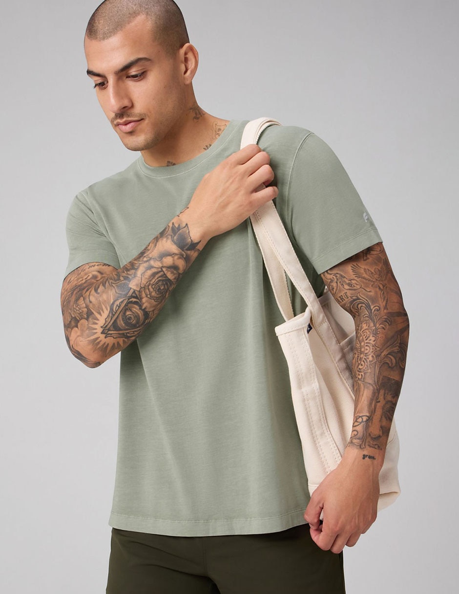 Playera cuello redondo para hombre 1