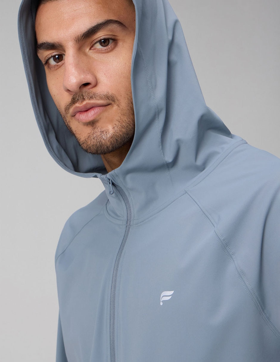 Chamarra casual con capucha y bolsillos para hombre 4