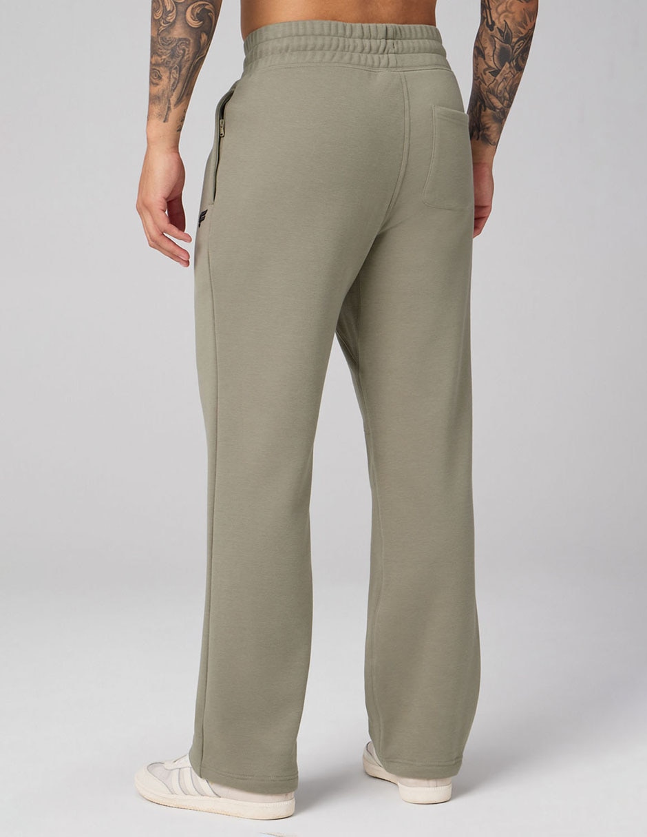 Pants regular con jareta para hombre