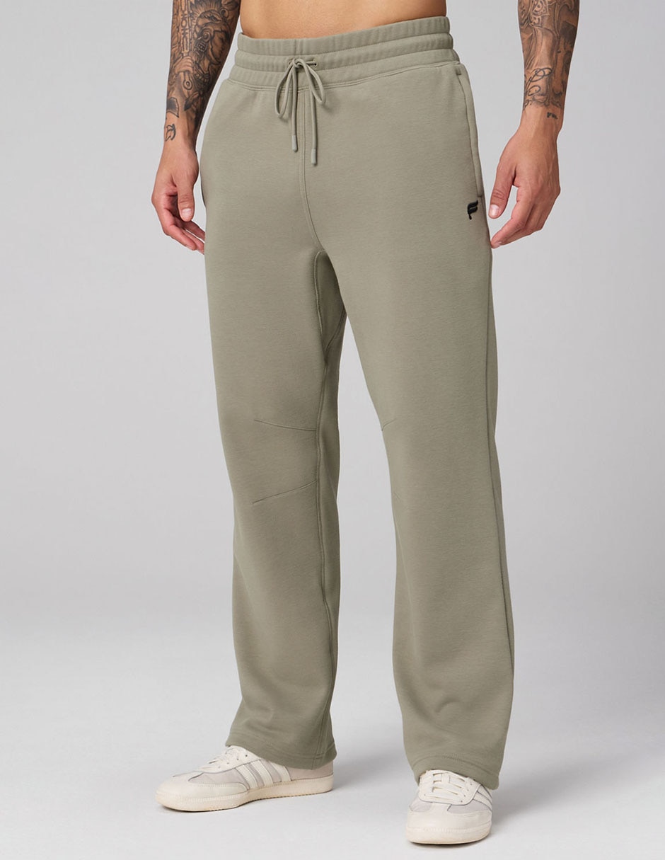 Pants regular con jareta para hombre