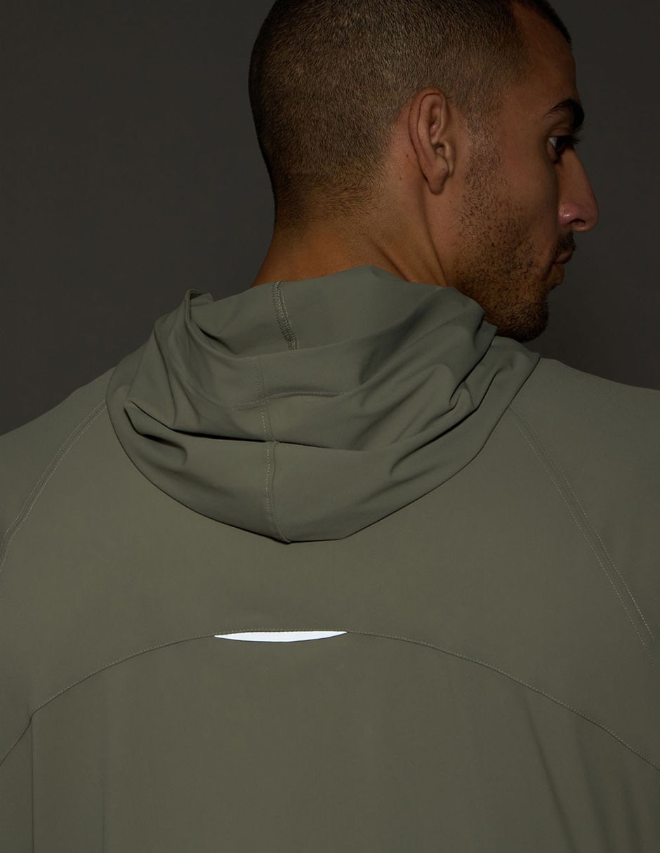 Chamarra casual con capucha y bolsillos para hombre 5