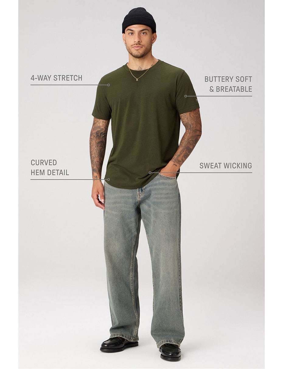 Playera cuello redondo para hombre 4