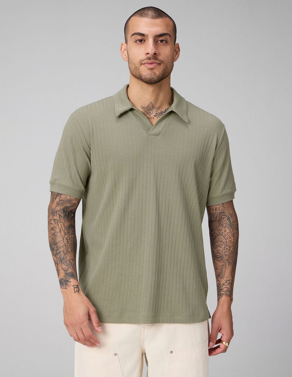 Playera tipo polo para hombre