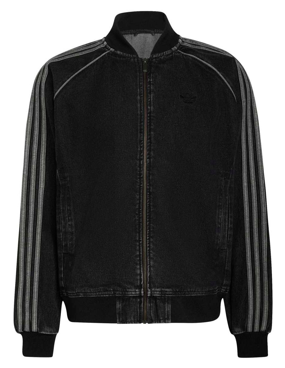 Chamarra casual Wardrobe Denim impermeable con bolsillos para hombre 5