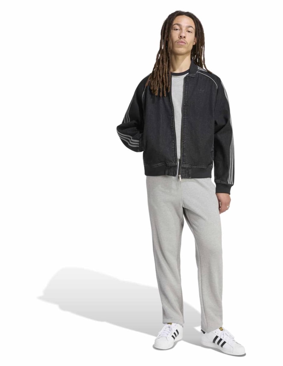 Chamarra casual Wardrobe Denim impermeable con bolsillos para hombre 4