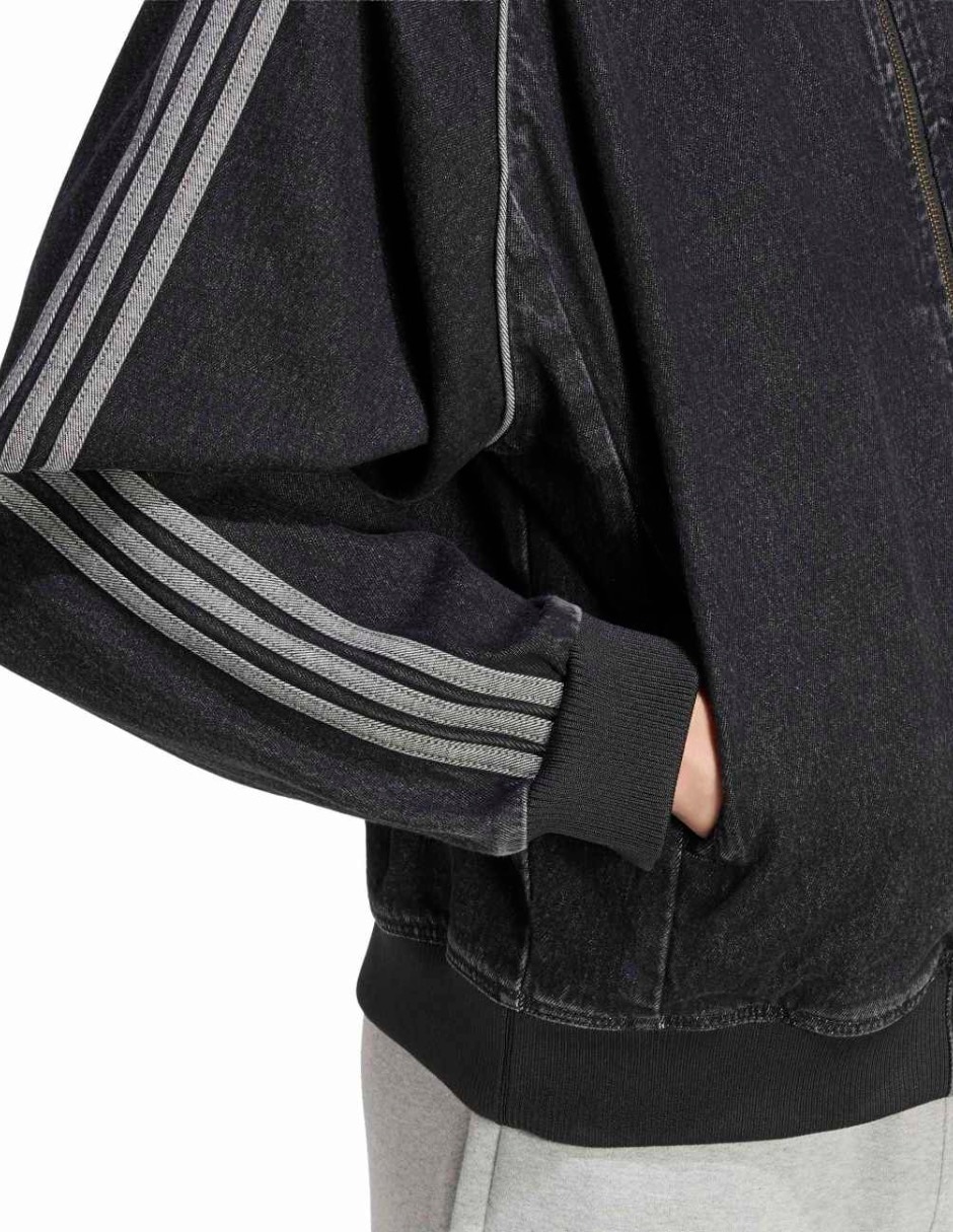 Chamarra casual Wardrobe Denim impermeable con bolsillos para hombre 2