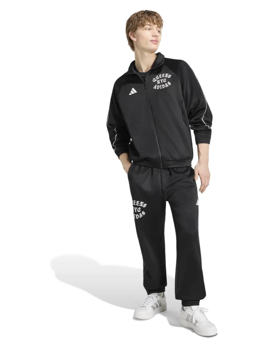 Chamarra casual adidas sportswearde algodón con bolsillos para hombre 3
