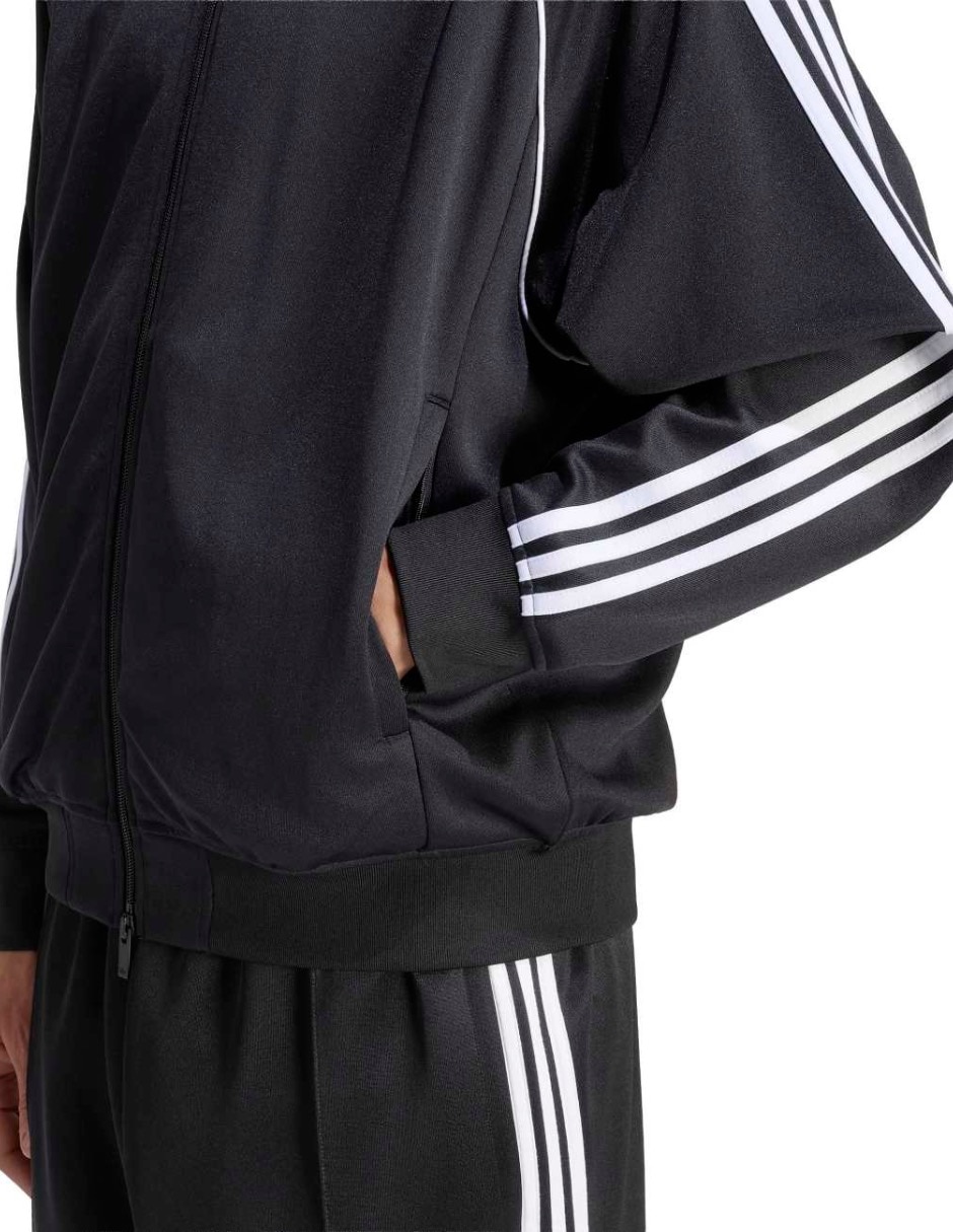 Chamarra casual adidas originalsde algodón con bolsillos para hombre