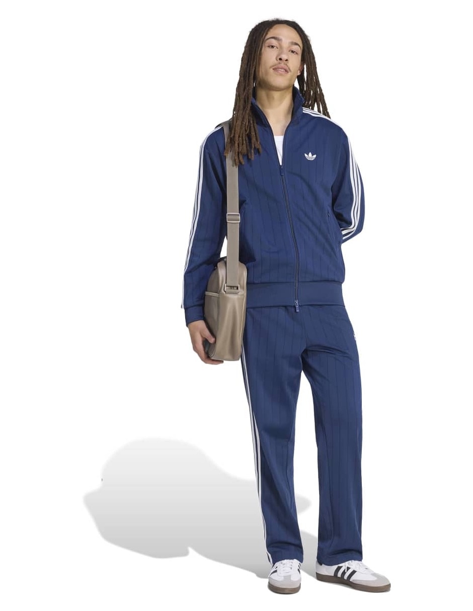 Chamarra casual adidas originalsde algodón con bolsillos para hombre 3