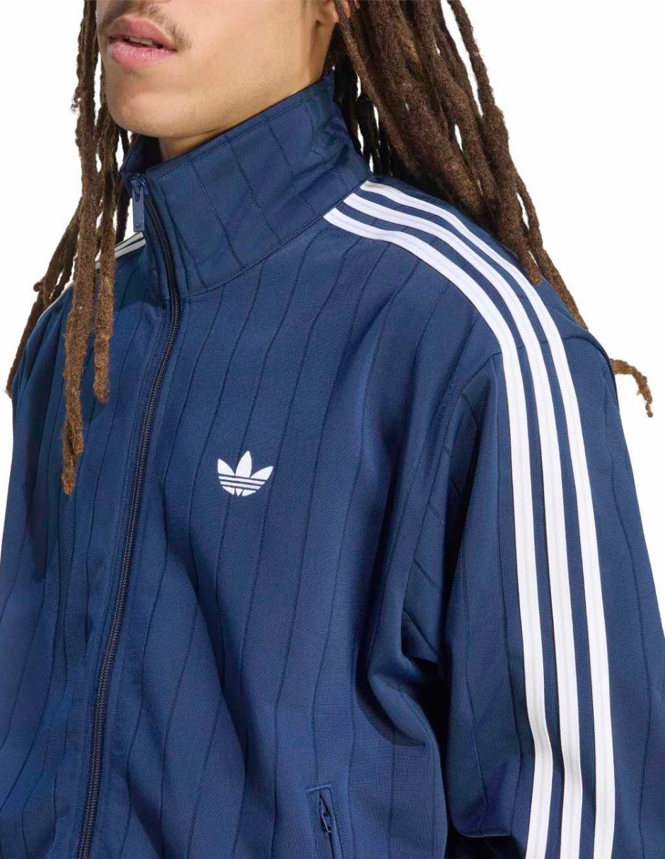 Chamarra casual adidas originalsde algodón con bolsillos para hombre 4