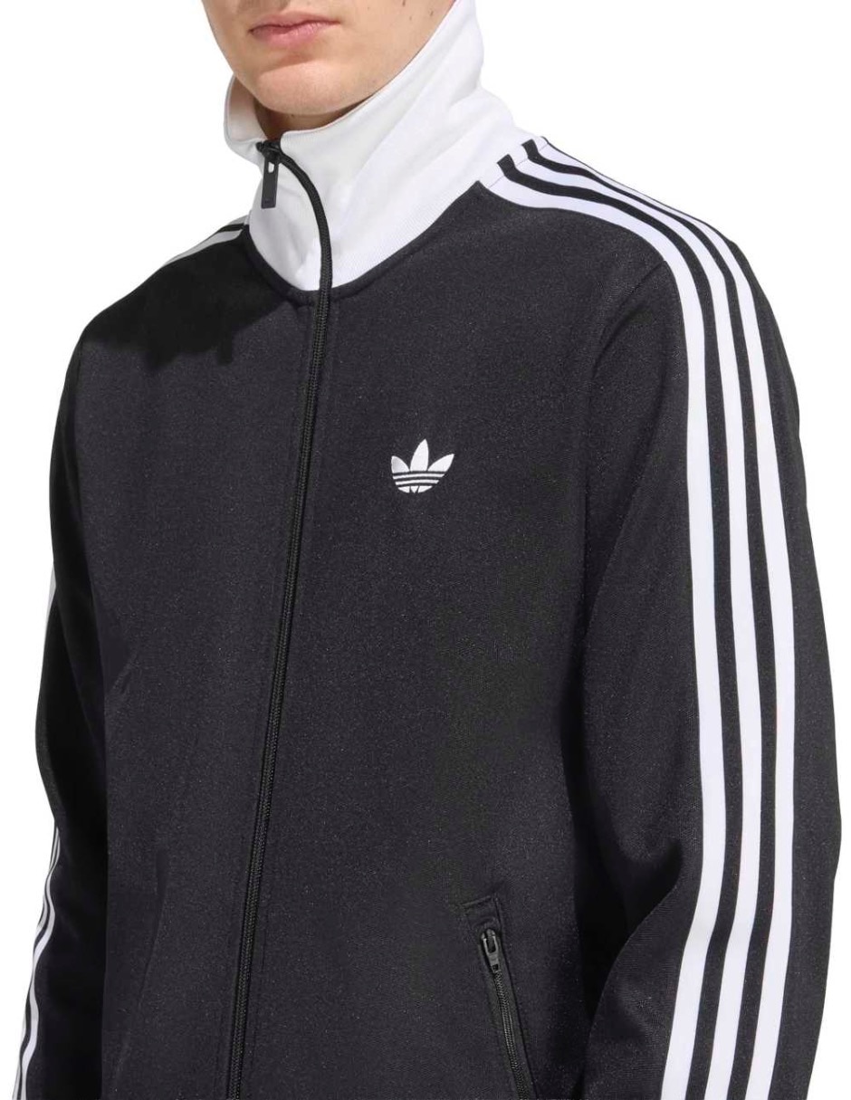 Chamarra casual adidasde algodón con bolsillos para hombre