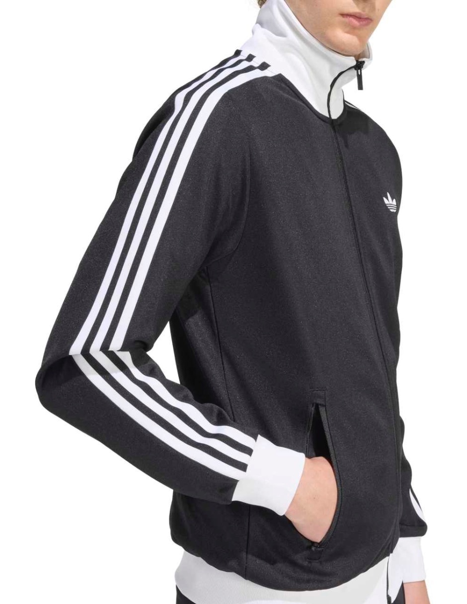 Chamarra casual adidasde algodón con bolsillos para hombre