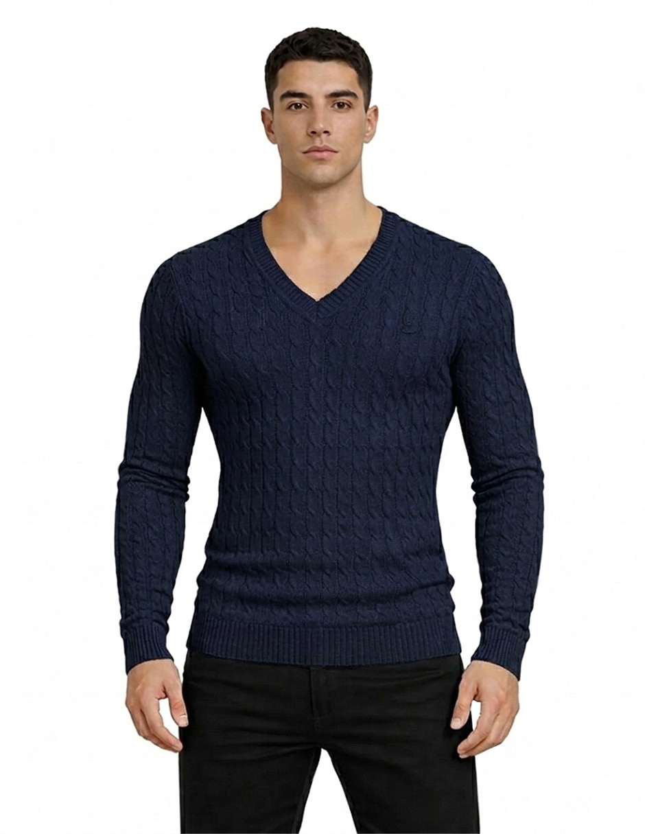 Suéter cuello v para hombre Suéter cuello v para hombre
