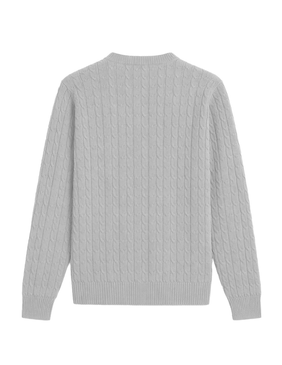 Suéter cuello v para hombre 6