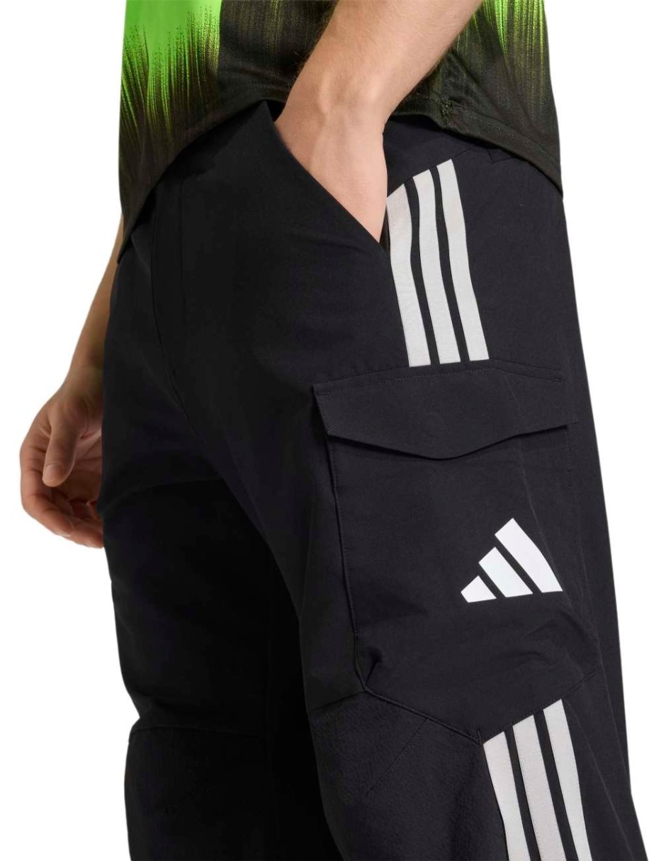 Pants regular adidas con elástico para hombre