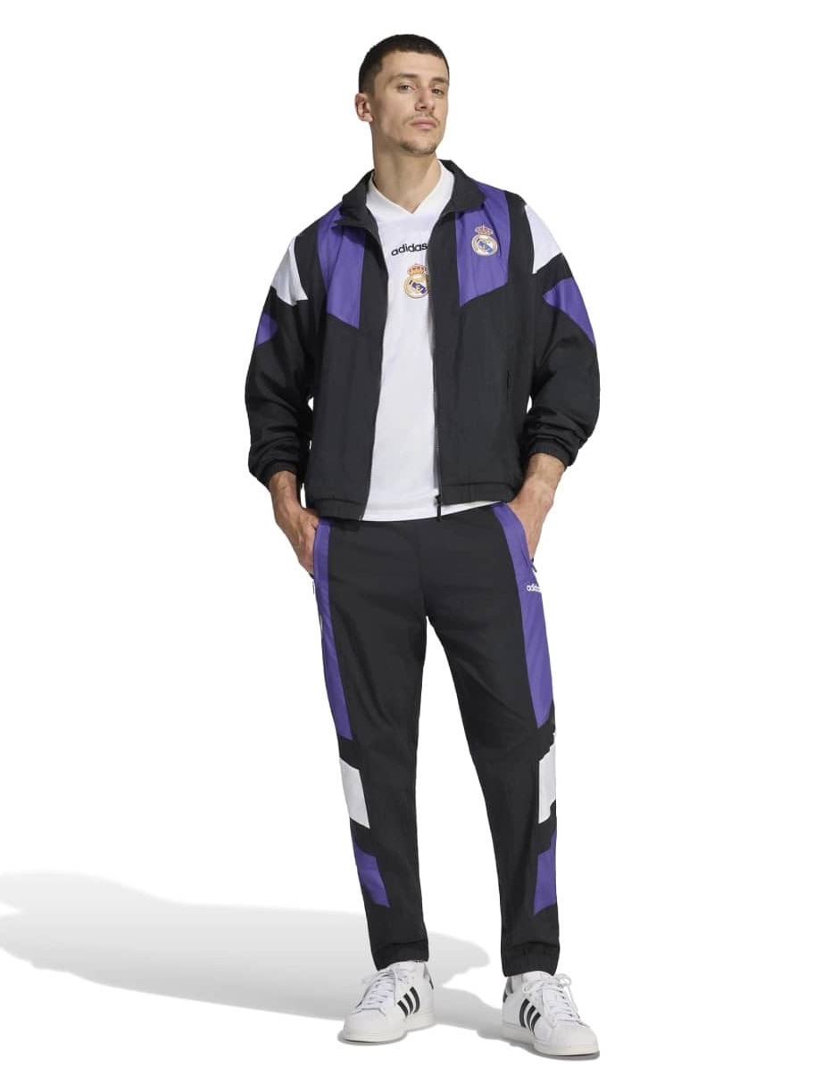 Chamarra casual Real Madrid con bolsillos para hombre 3