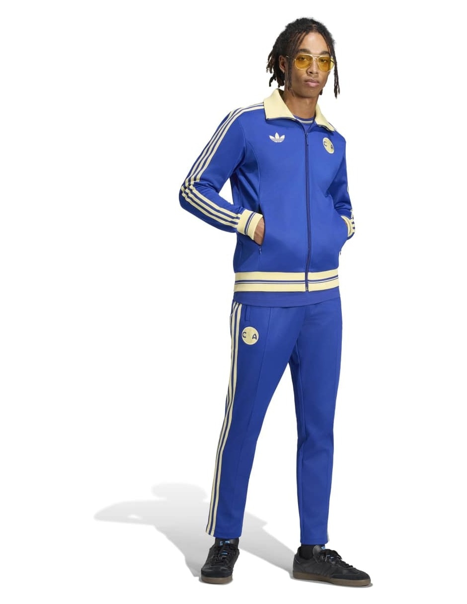 Chamarra casual adidas de algodón con bolsillos para hombre 2