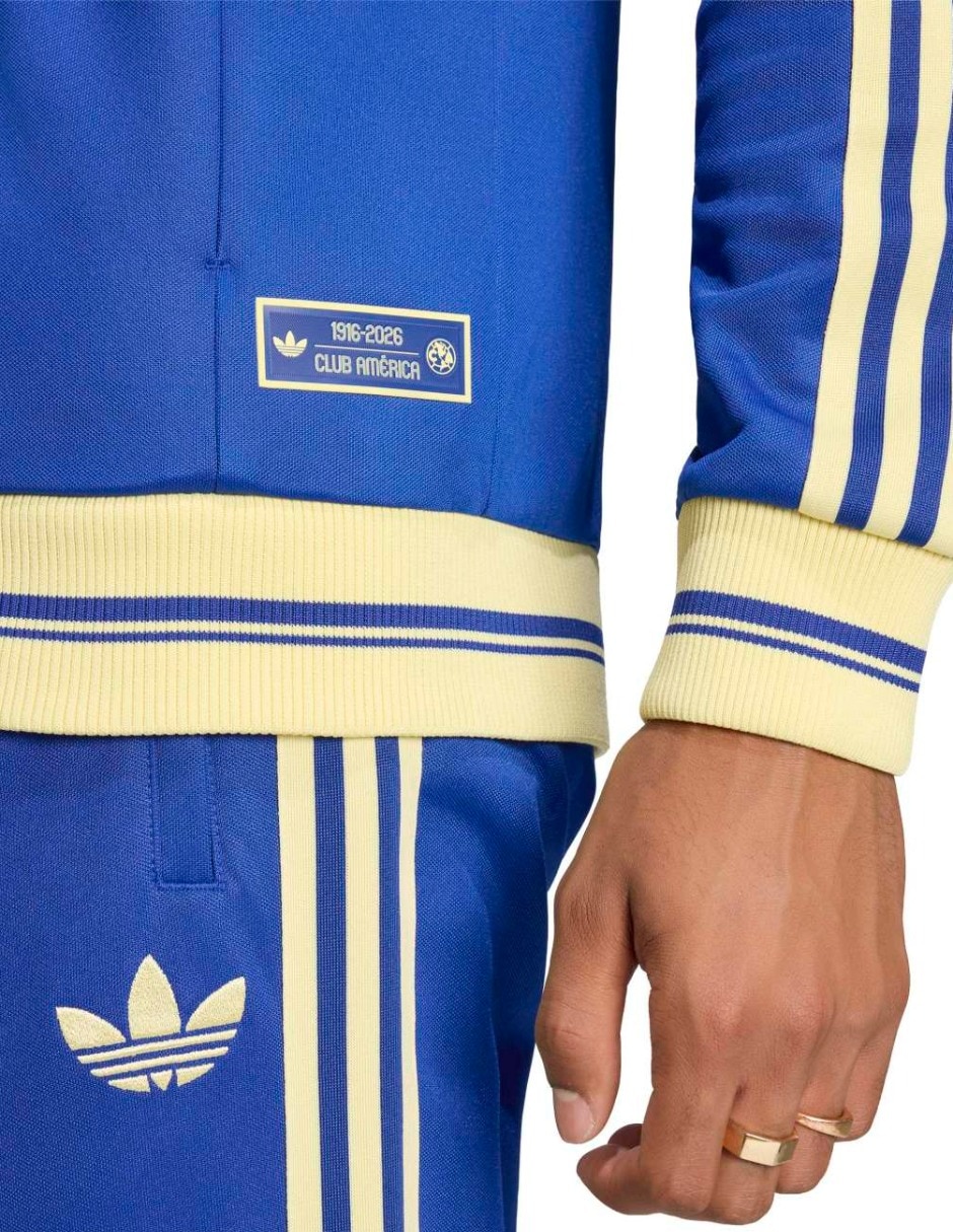 Chamarra casual adidas de algodón con bolsillos para hombre 6