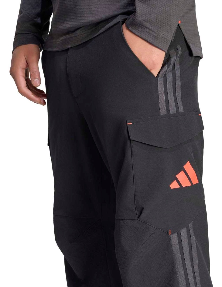 Pants regular adidas con elástico para hombre