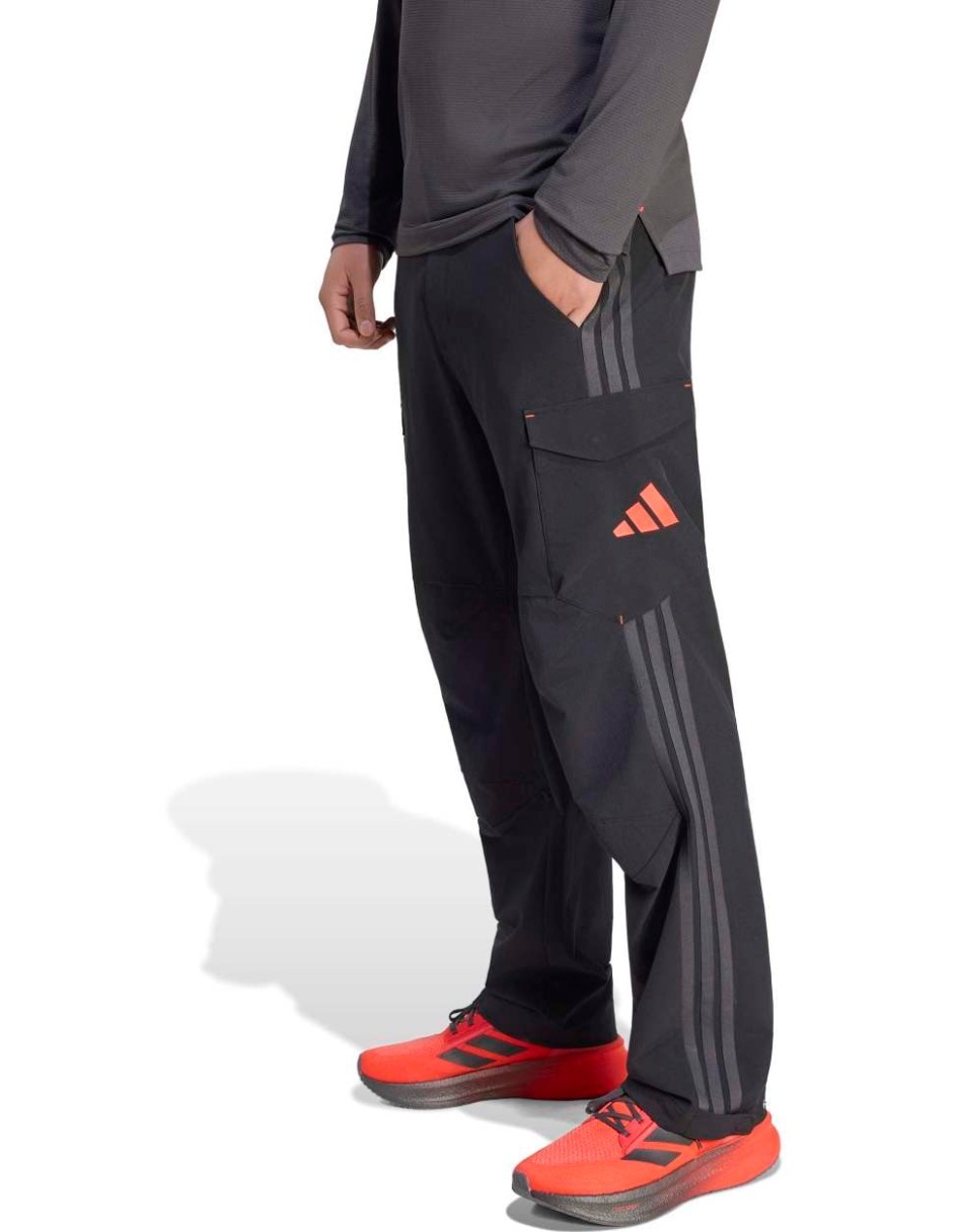 Pants regular adidas con elástico para hombre
