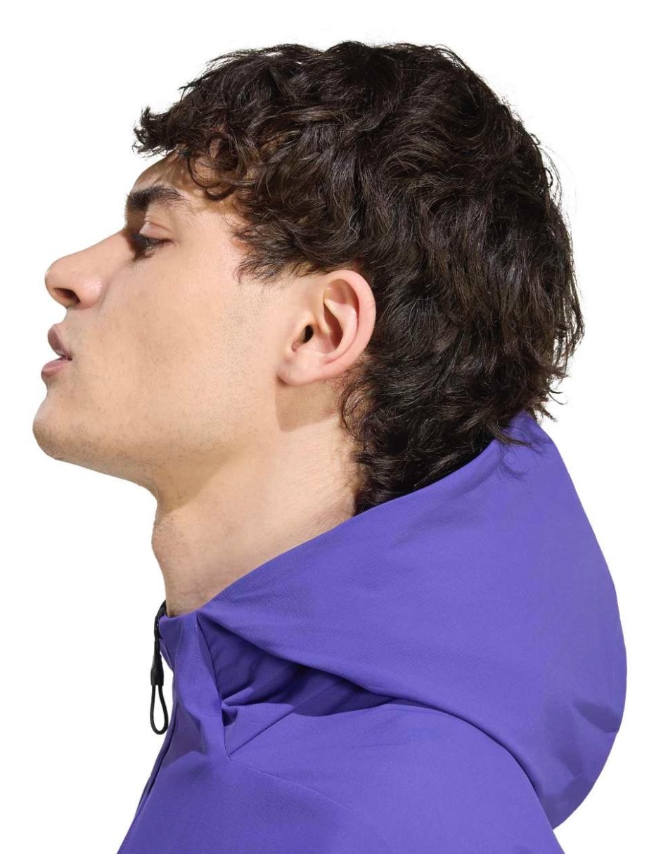 Chamarra casual adidasde algodón con bolsillos para hombre