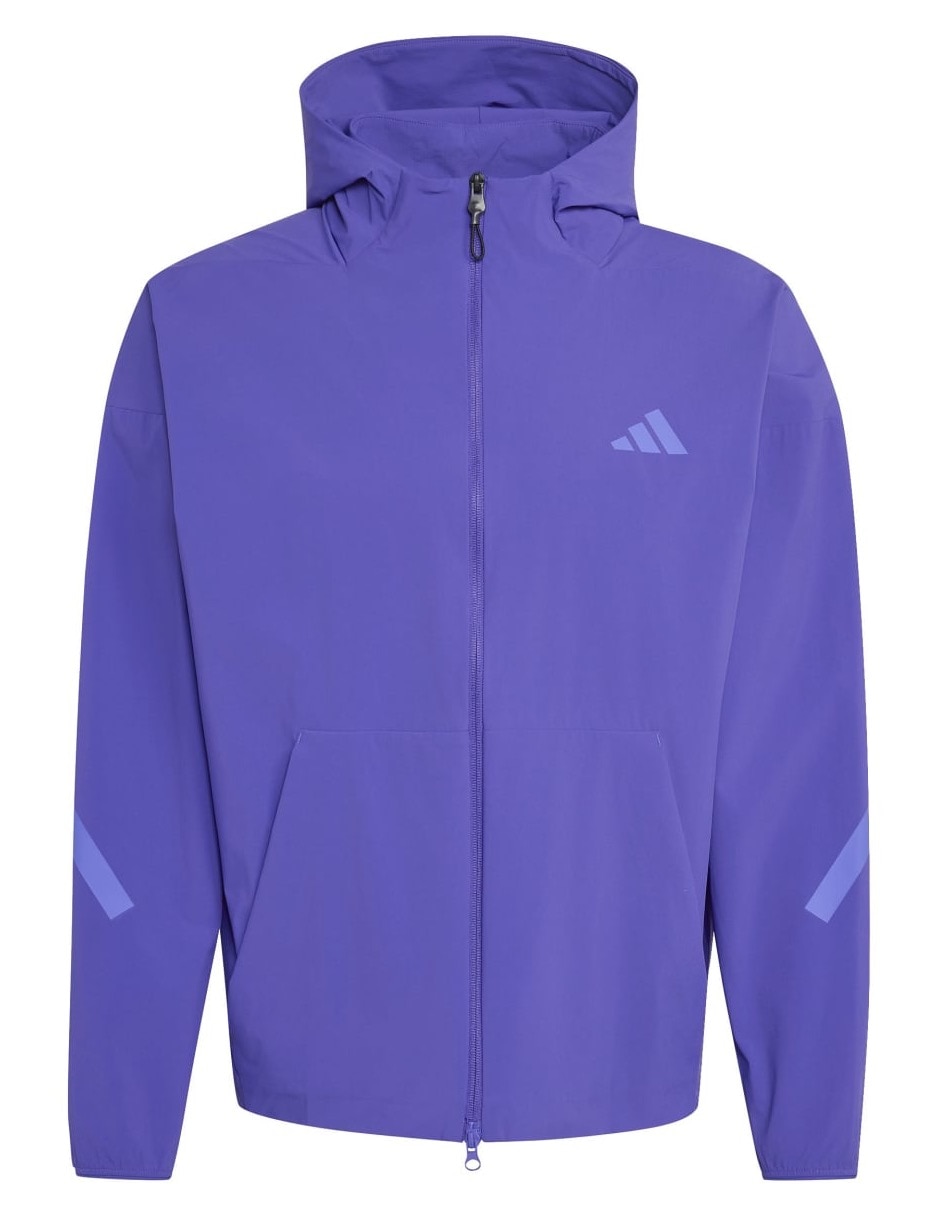 Chamarra casual adidasde algodón con bolsillos para hombre