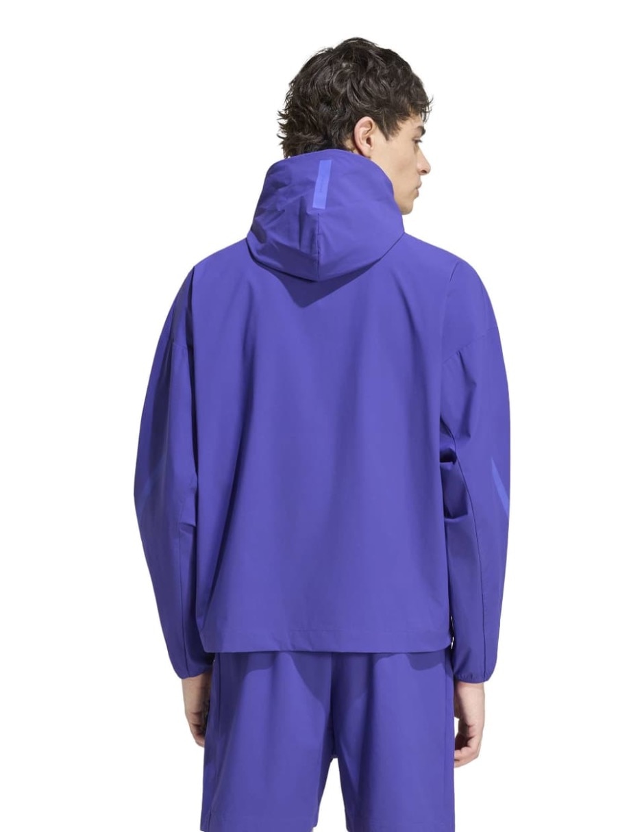 Chamarra casual adidasde algodón con bolsillos para hombre