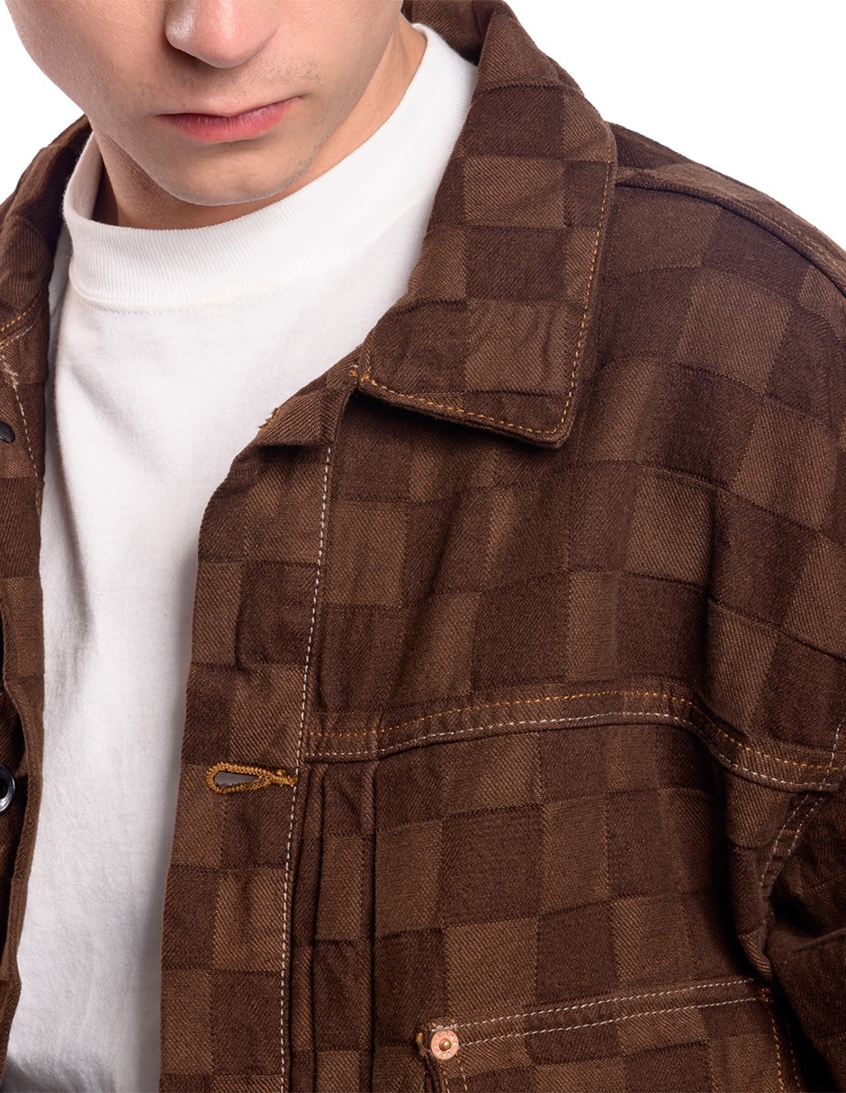Chamarra casual Vans Excepcion con bolsillos para hombre