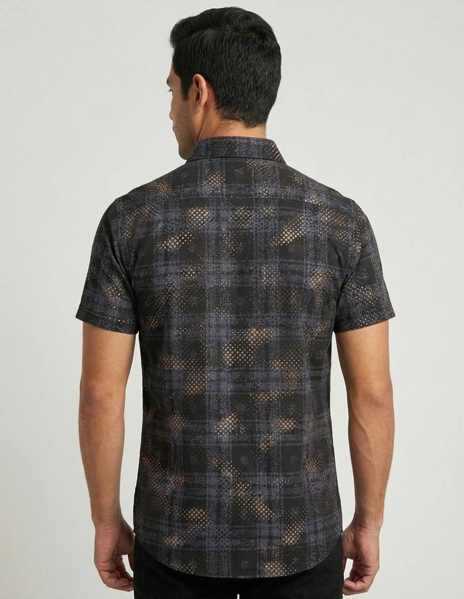 Camisa casual manga corta para hombre 2