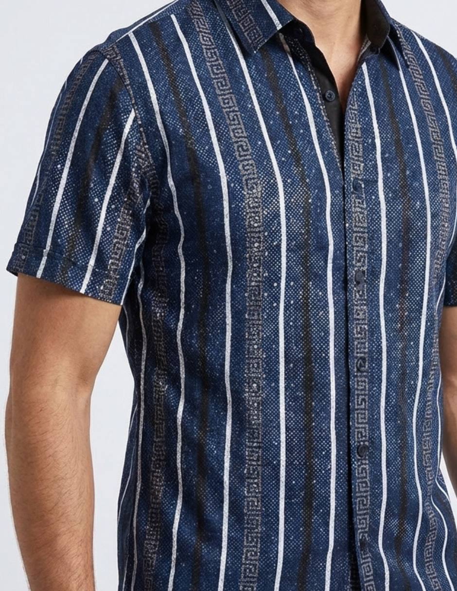Camisa casual manga corta para hombre 2